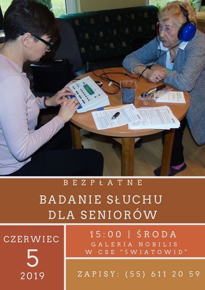 Elbląg, Bezpłatne badanie słuchu dla seniorów