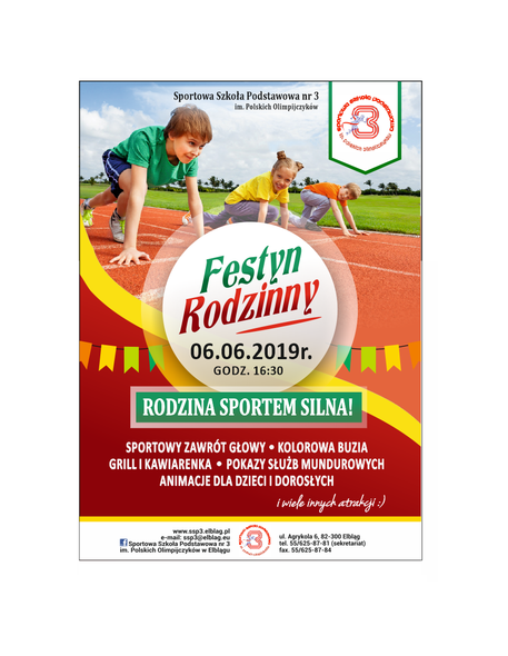Elbląg, Szkoła sportowa zaprasza na festyn