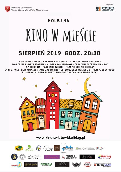Elbląg, „Kolej na kino” w mieście Elbląg, „Kolej na kino” w mieście