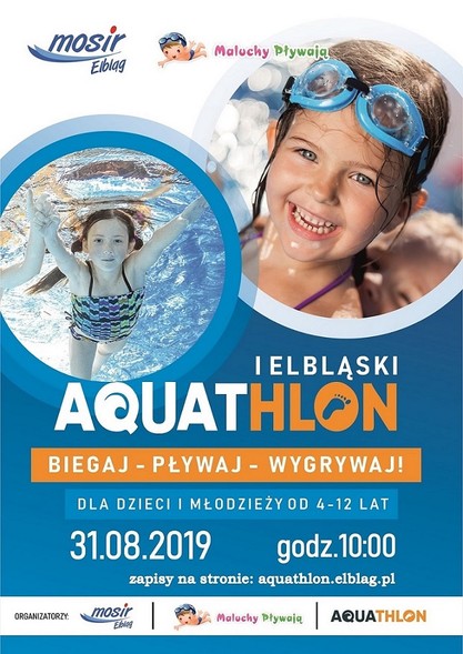 Elbląg, Zapisz swoje dziecko na Aquathlon