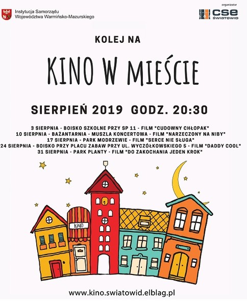 Elbląg, "Do zakochania jeden krok" w cyklu Kolej na kino w mieście Elbląg, "Do zakochania jeden krok" w cyklu Kolej na kino w mieście