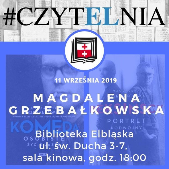 Elbląg, Spotkanie z Magdaleną Grzebałkowską Elbląg, Spotkanie z Magdaleną Grzebałkowską