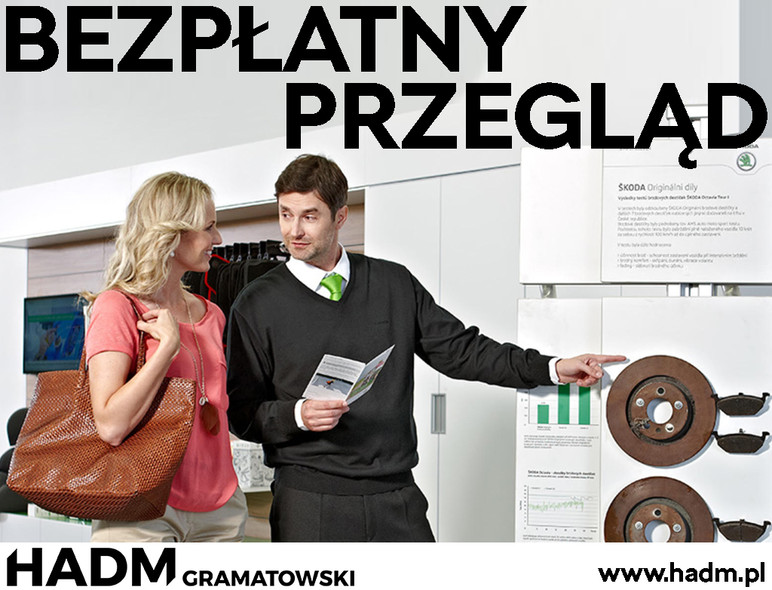 Bezpłatne sprawdzenie stanu technicznego auta z HADM Gramatowski