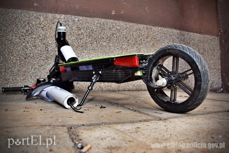 Elbląg, GPS doprowadził do skradzionej hulajnogi