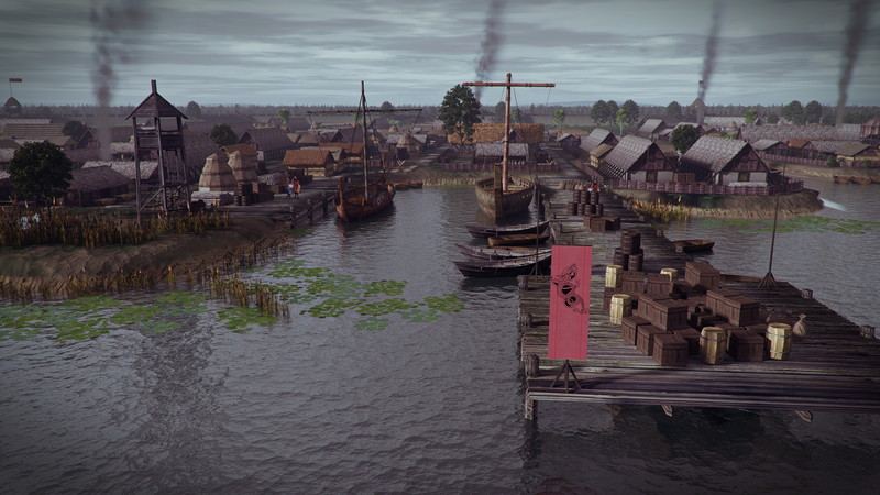 Elbląg, Port Truso - wizualizacja 3D Elbląg, Port Truso - wizualizacja 3D