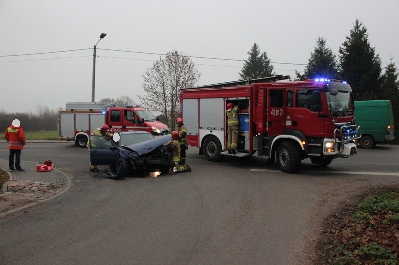 Elbląg, Zderzenie osobówki z autem ciężarowym