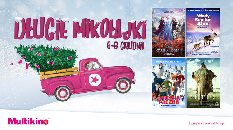 Elbląg, Od 6 do 8 grudnia Długie Mikołajki w Multikinie Elbląg, Od 6 do 8 grudnia Długie Mikołajki w Multikinie