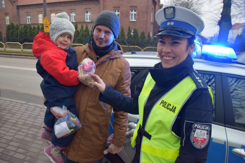 Elbląg, Nagrodą był miś od policjantów