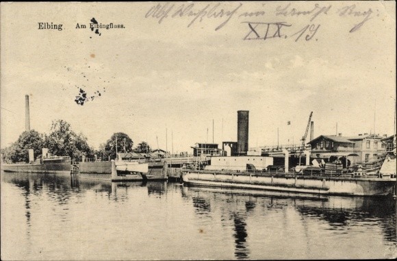 Elbląg, Dawno temu w Elblągu... wioślarze powitali Nowy Rok Elbląg, Dawno temu w Elblągu... wioślarze powitali Nowy Rok