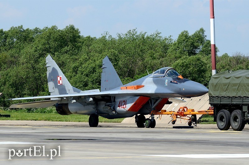 Elbląg, MIG-29, zdjęcie poglądowe