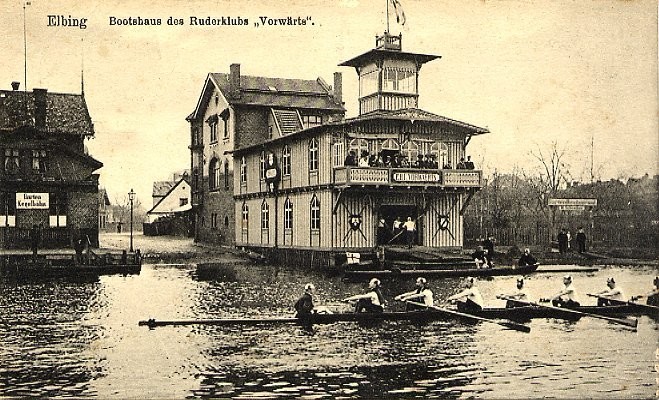Elbląg, Dawno temu w Elblągu... świętował klub wioślarski "Vorwärts" Elbląg, Dawno temu w Elblągu... świętował klub wioślarski "Vorwärts"