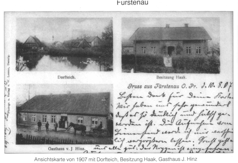 Elbląg, Widoki z miejscowości Księżno około roku 1907 Elbląg, Widoki z miejscowości Księżno około roku 1907