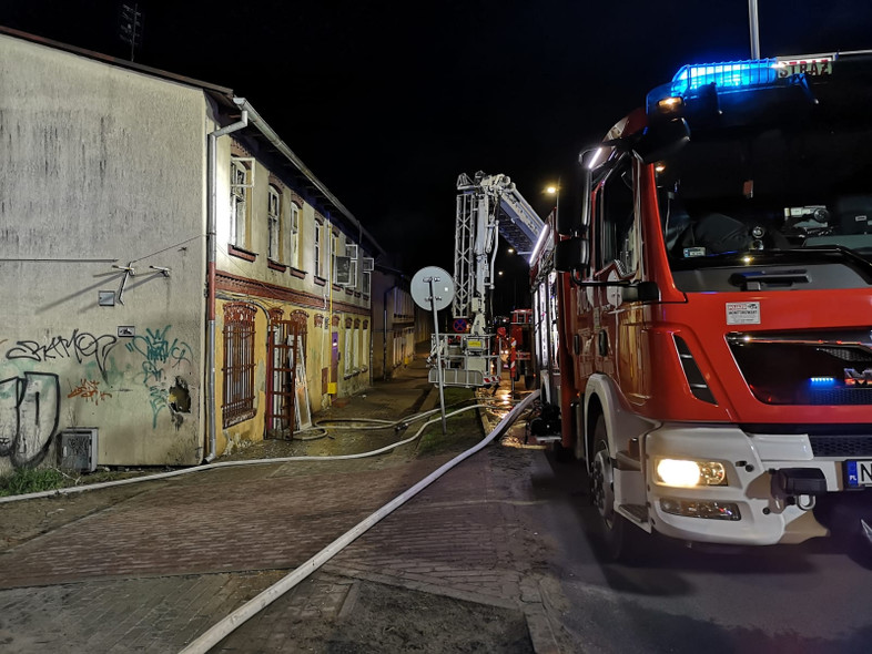 Elbląg, Dwie osoby zginęły w pożarze na Wiejskiej