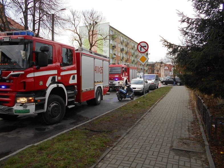 Elbląg, Pożar mieszkania w Braniewie Elbląg, Pożar mieszkania w Braniewie