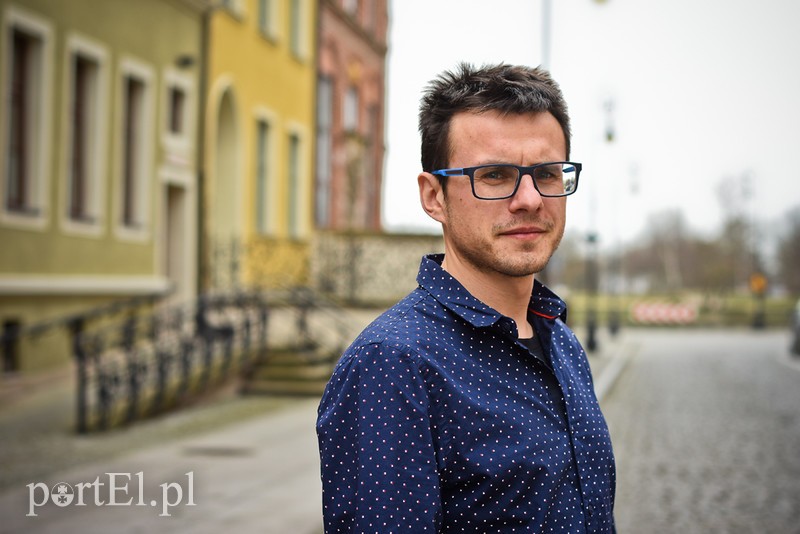 Elbląg, Radosław Kubus specjalista do spraw historii regionalnej w BE,