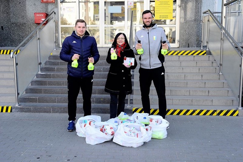 Elbląg, Olimpia wsparła szpital wojewódzki