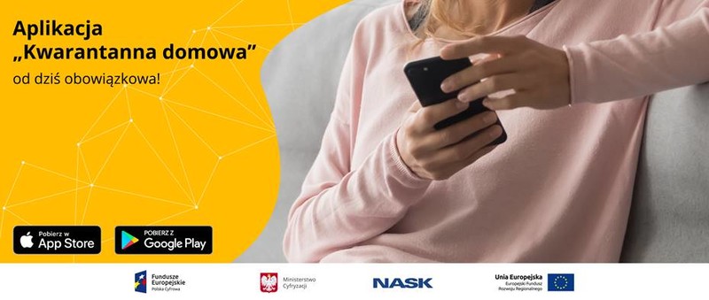 Elbląg, Aplikacja obowiązkowa na kwarantannie