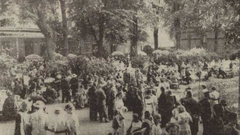 Elbląg, Dawno temu w Elblągu...odbyła się letnia impreza w miejskim ogrodzie Elbląg, Dawno temu w Elblągu...odbyła się letnia impreza w miejskim ogrodzie