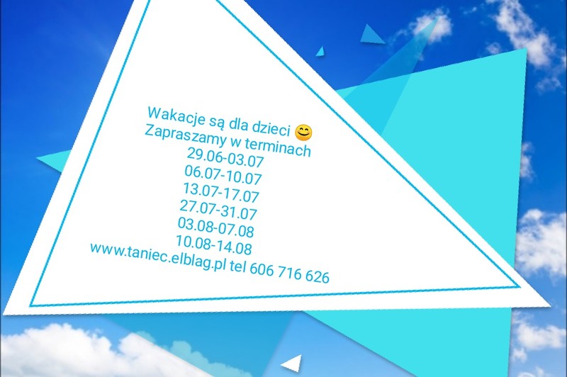 Szkoła Tańca Broadway na wakacje dla dzieci Szkoła Tańca Broadway na wakacje dla dzieci