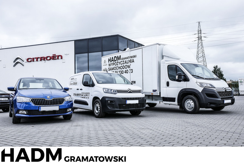 Wypożyczalnia aut osobowych i użytkowych - HADM Gramatowski