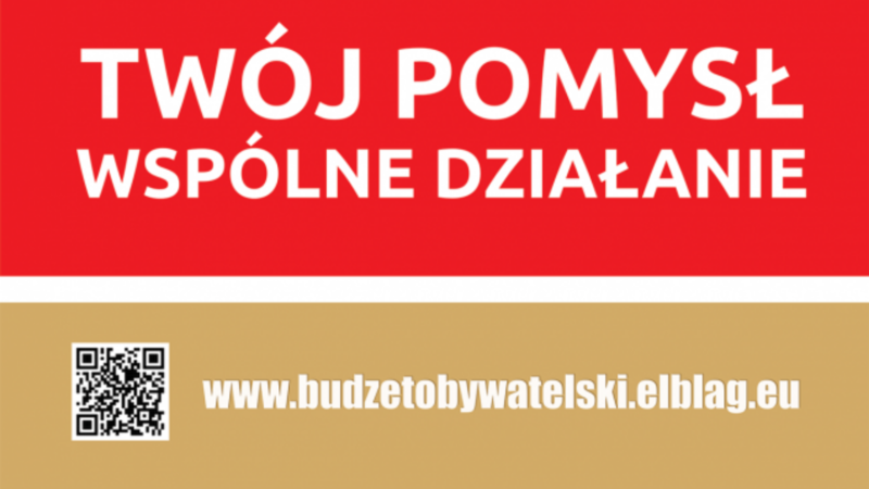 Elbląg, Trzy dni na złożenie wniosku do budżetu obywatelskiego