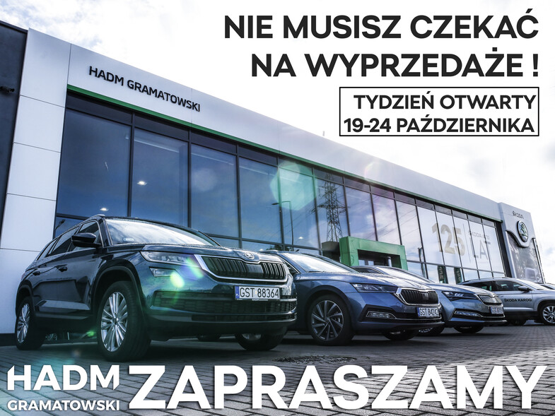 Dni Otwarte 19-24 października w salonach Skody i Citroena HADM Gramatowski w Elblągu Dni Otwarte 19-24 października w salonach Skody i Citroena HADM Gramatowski w Elblągu
