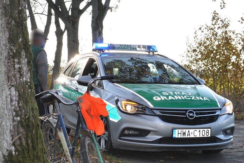 Elbląg, Kolejny pijany rowerzysta zatrzymany przez Straż Graniczną Elbląg, Kolejny pijany rowerzysta zatrzymany przez Straż Graniczną