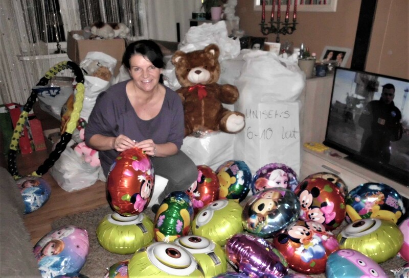 Elbląg, Pani Izabela Malinowska w magazynie św. Mikołaja, czyli w swoim domu,