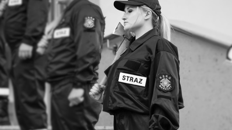 Elbląg, Strażacy ochotnicy żegnają swoją koleżankę