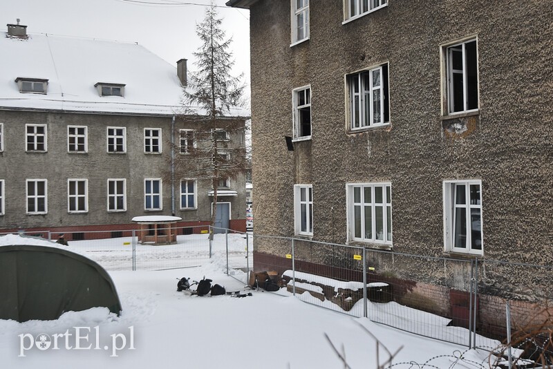 Elbląg, Pożar w jednostce wojskowej