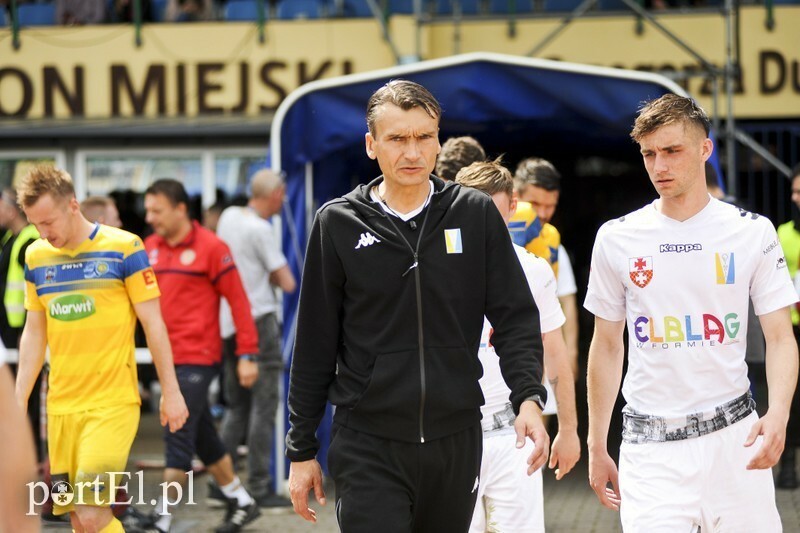 Elbląg, Adam Nocoń, jeszcze jako trener Olimpii Elbląg