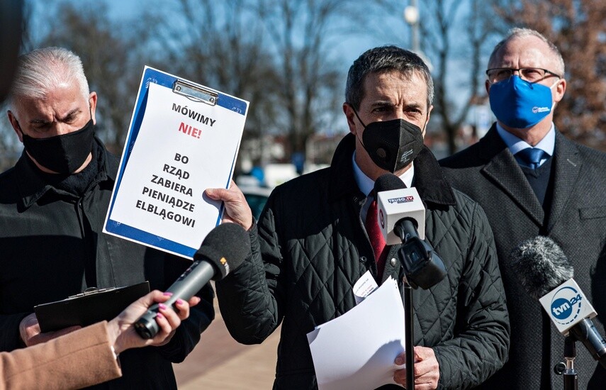 Elbląg, Politycy KO zaprezentowali swoje warunki poparcia KPO