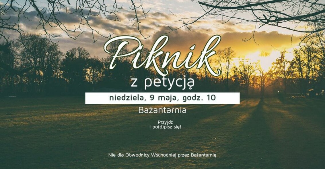 Elbląg, Piknik z petycją