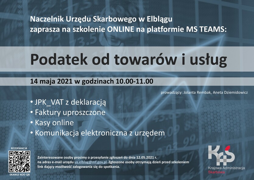 Elbląg, Urząd Skarbowy szkoli