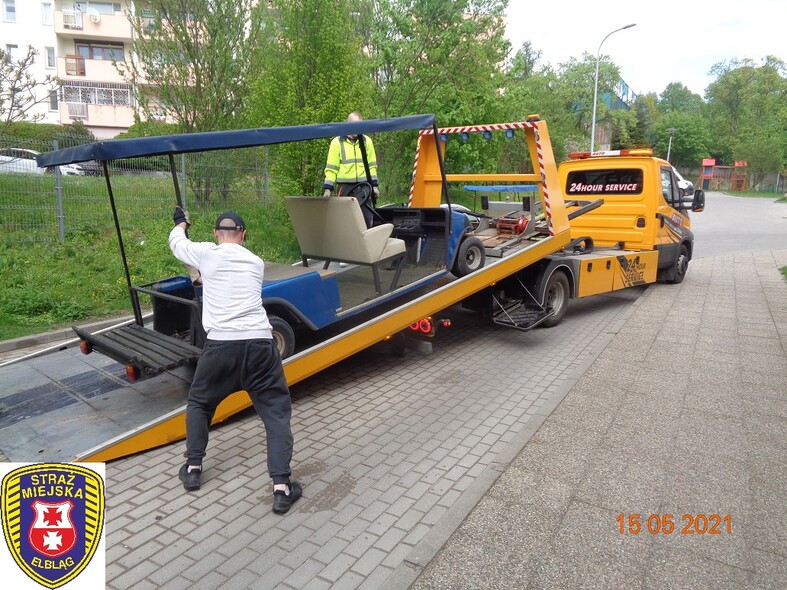 Elbląg, Meleksy zwolniły miejsca parkingowe