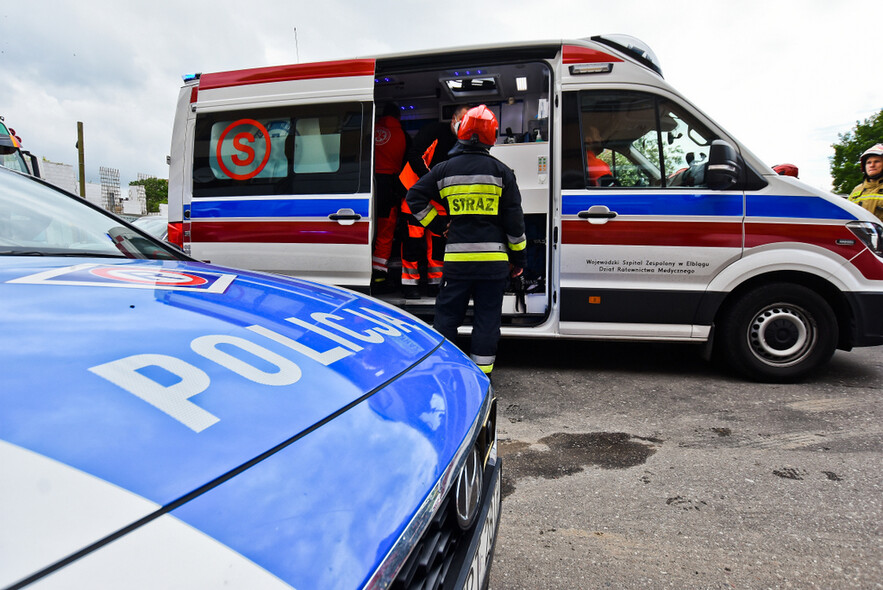 Elbląg, Potrącenie 88-latka przez kierowcę auta dostawczego