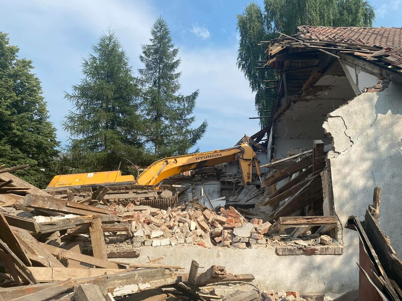 Elbląg, Zdjęcie z rozbiórki wykonane przez Czytelnika