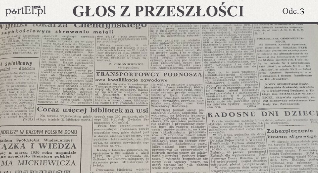 Elbląg, Głos Wybrzeża nr 10 (1950 r.) Elbląg, Głos Wybrzeża nr 10 (1950 r.)
