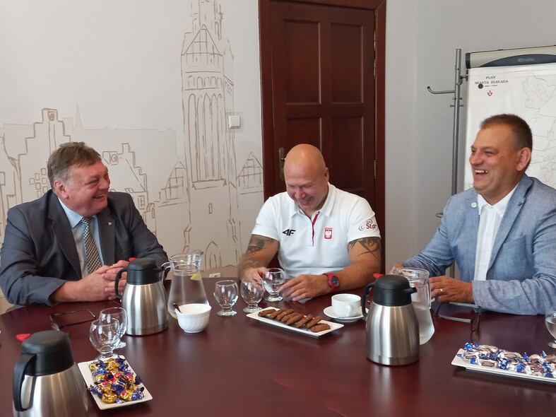 Elbląg, Paraolimpijczyk u prezydenta