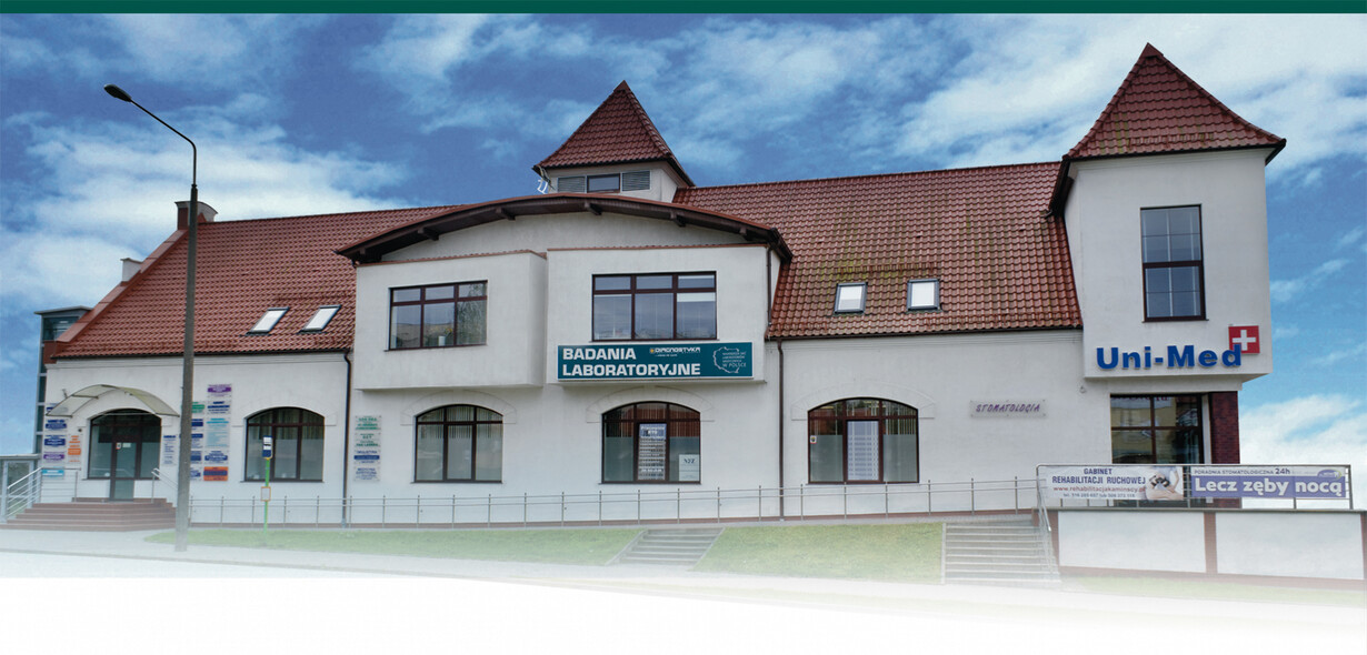 Gabinet będzie się mieścił w budynku Uni-Med Gabinet będzie się mieścił w budynku Uni-Med