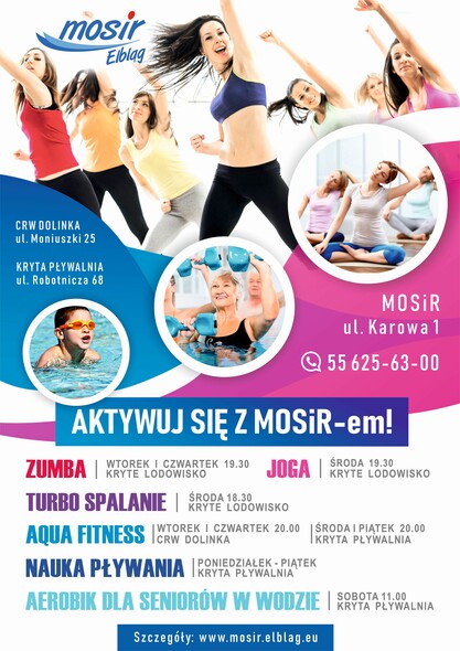 Elbląg, Darmowy tydzień aktywności z MOSiR-em