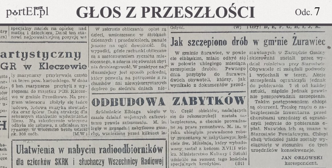 Elbląg, Głos Wybrzeża nr 13, 1950 r. Elbląg, Głos Wybrzeża nr 13, 1950 r.