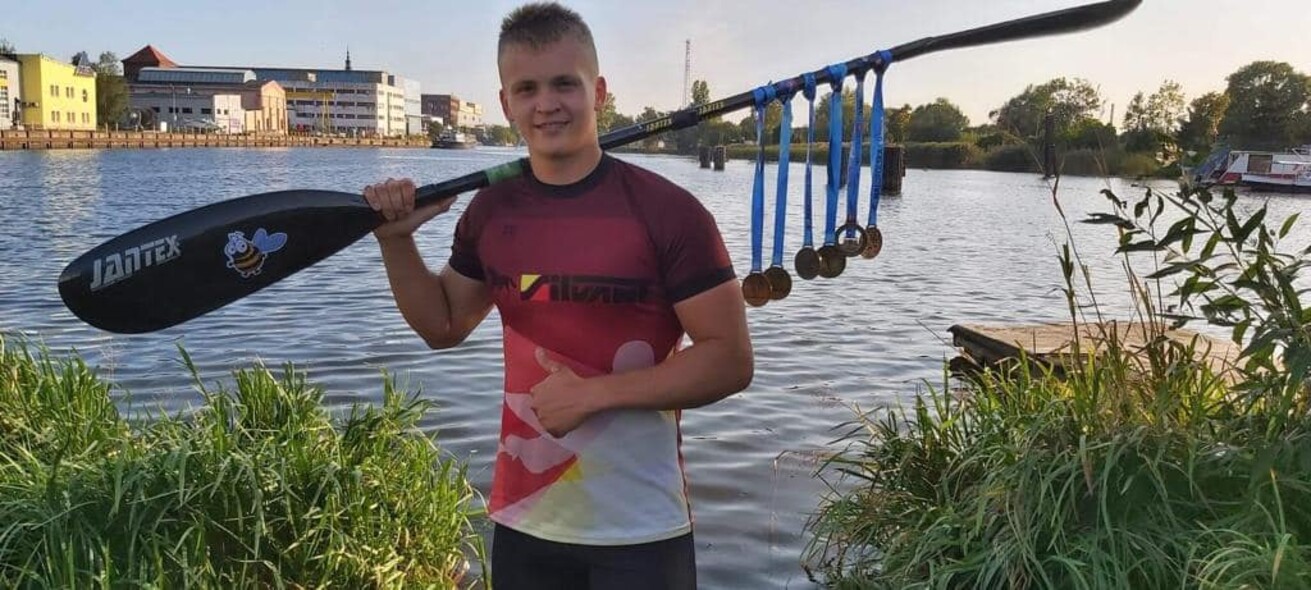 Elbląg, Przemek Rojek ósmy na mistrzostwach świata (źródlo: FB Wojciecha Załuskiego)