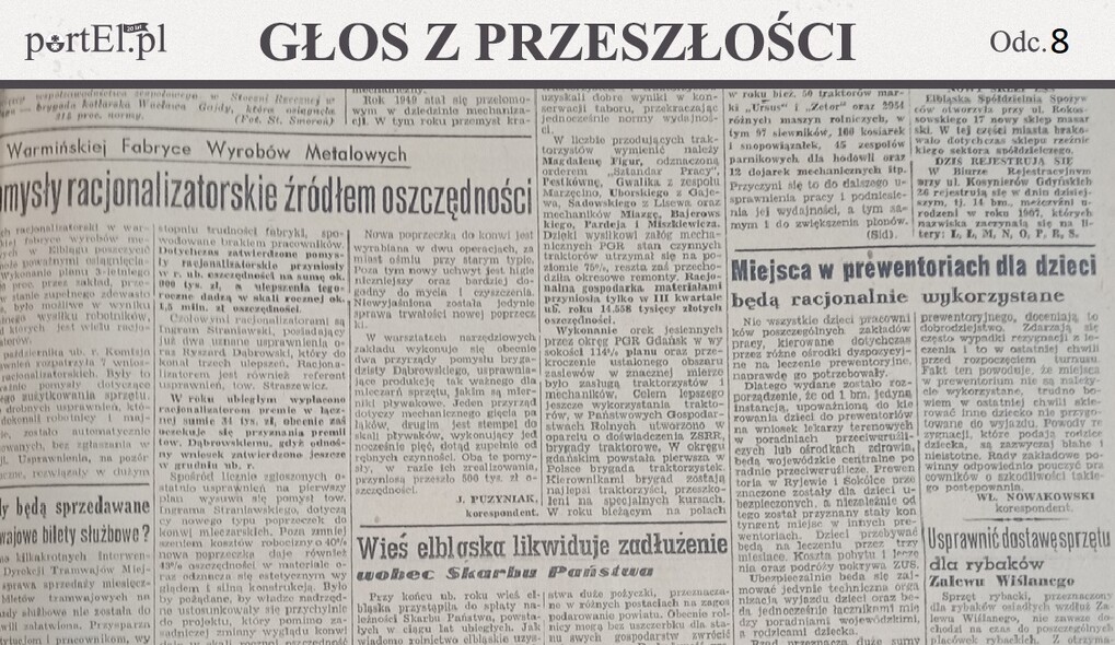 Elbląg, Głos Wybrzeża nr 14, 1950 r. Elbląg, Głos Wybrzeża nr 14, 1950 r.