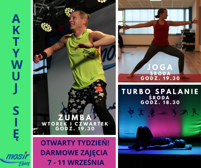 Elbląg, Tydzień darmowych aktywności z MOSiR-em