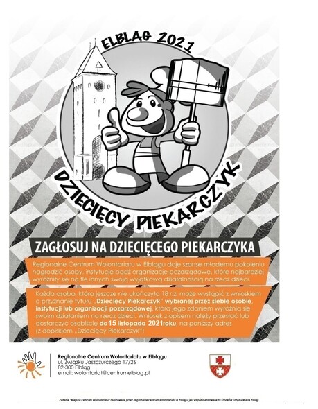 Elbląg, Zgłoś kogoś wyjątkowego do konkursu „Dziecięcego Piekarczyka”