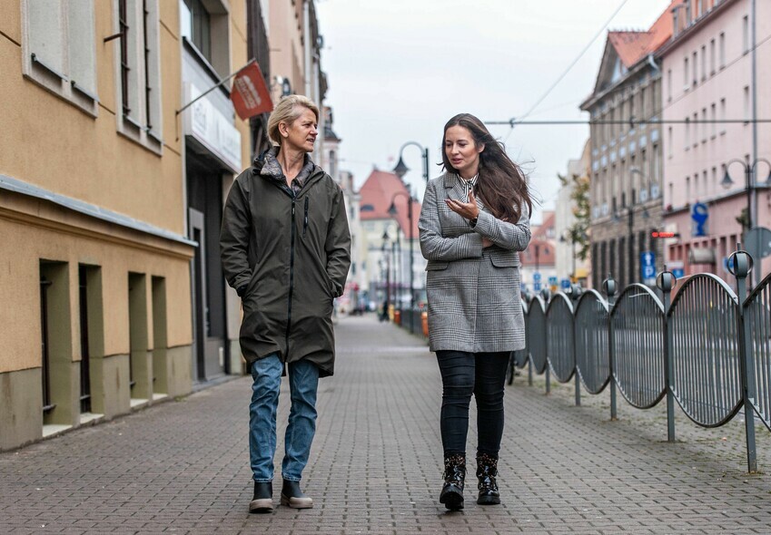 Aleksandra Mieszko-Żołądek (po prawej) i Anetta Magdziak-Gęsicka.