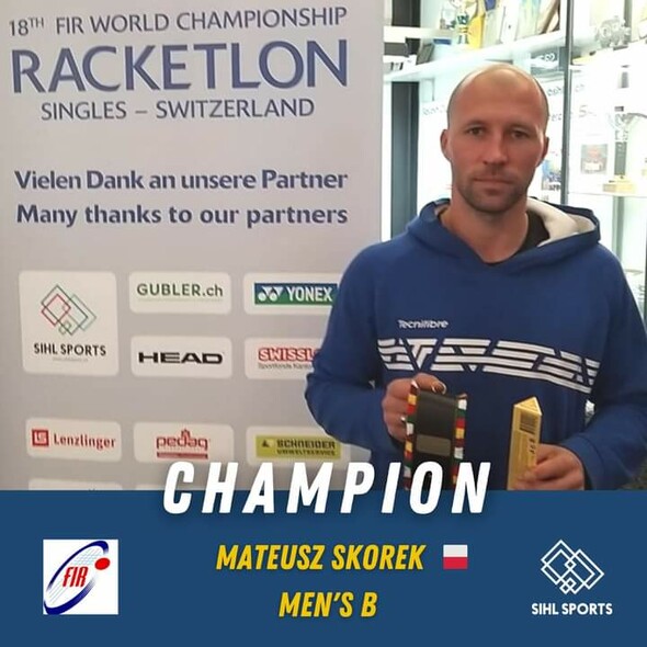 Elbląg, Mistrzostwa świata w racketlonie. Sukces Skorka