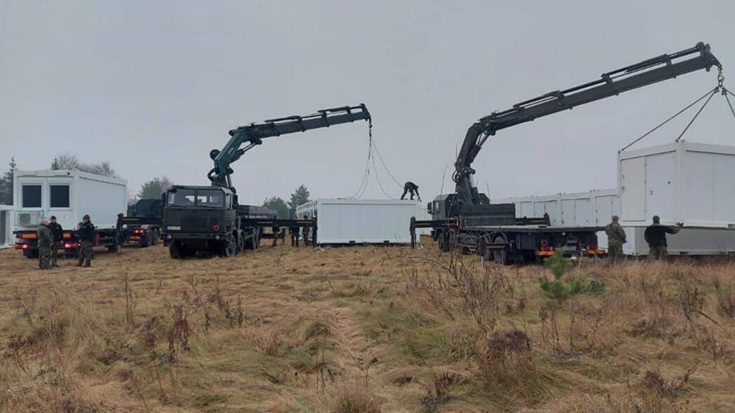 Elbląg, Elbląscy logistycy przygotowują m.in. kontenery mieszkalne dla służb przy granicy