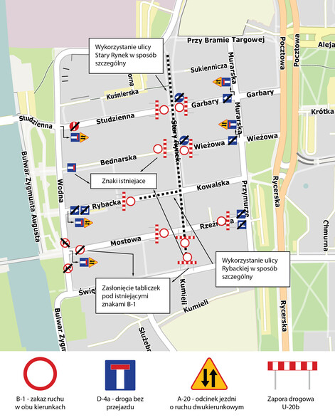 Elbląg, Stary Rynek wyłączony z ruchu w weekend Elbląg, Stary Rynek wyłączony z ruchu w weekend